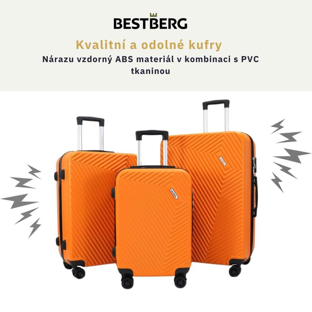 3dílná sada cestovních kufrů BestBerg